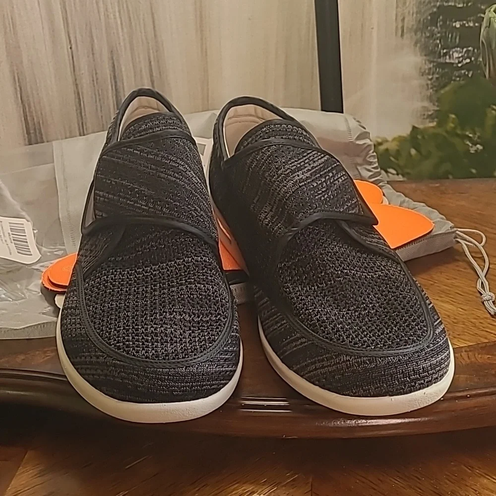 New in bag! Youyun Mens 13 Orthopedic memory foam comfy slip on gray shoes